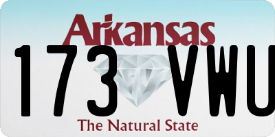 AR license plate 173VWU