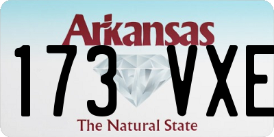 AR license plate 173VXE