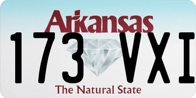AR license plate 173VXI