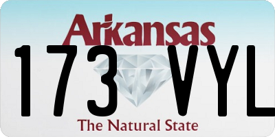 AR license plate 173VYL