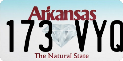AR license plate 173VYQ