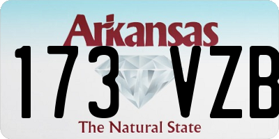 AR license plate 173VZB