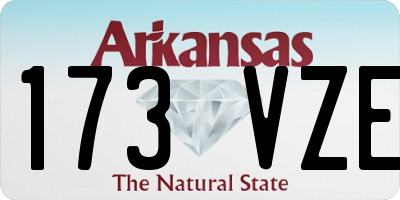 AR license plate 173VZE