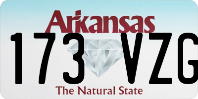 AR license plate 173VZG