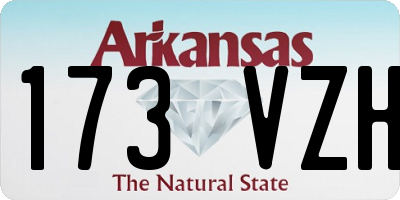 AR license plate 173VZH