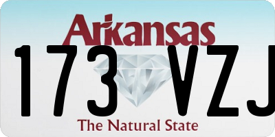 AR license plate 173VZJ