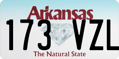 AR license plate 173VZL
