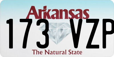 AR license plate 173VZP