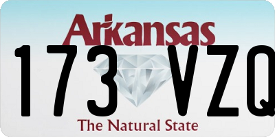 AR license plate 173VZQ