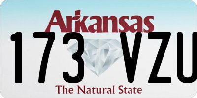 AR license plate 173VZU