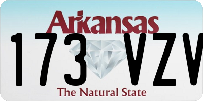AR license plate 173VZV