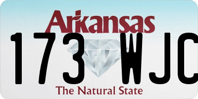 AR license plate 173WJC
