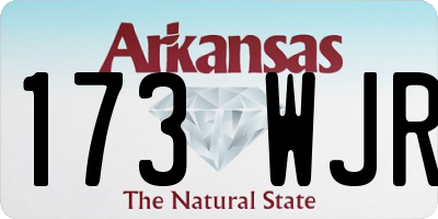 AR license plate 173WJR