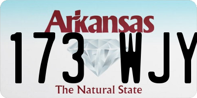 AR license plate 173WJY