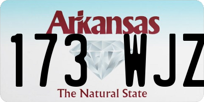 AR license plate 173WJZ