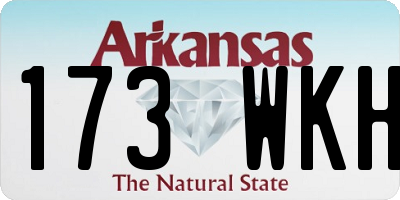 AR license plate 173WKH
