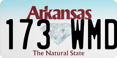 AR license plate 173WMD