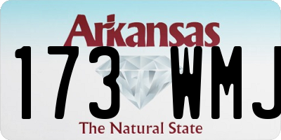 AR license plate 173WMJ