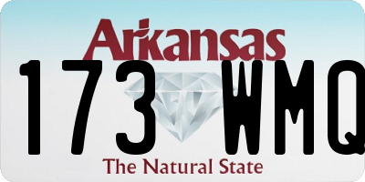 AR license plate 173WMQ