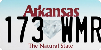 AR license plate 173WMR