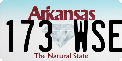 AR license plate 173WSE