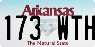 AR license plate 173WTH