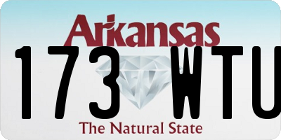 AR license plate 173WTU