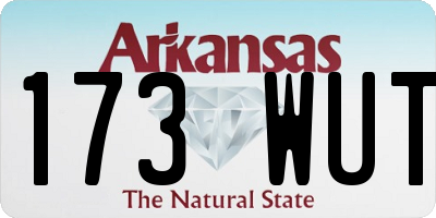 AR license plate 173WUT