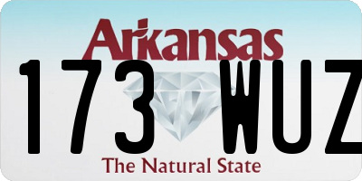 AR license plate 173WUZ