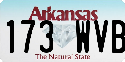 AR license plate 173WVB