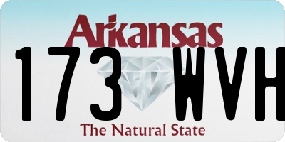 AR license plate 173WVH