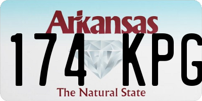 AR license plate 174KPG