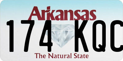 AR license plate 174KQC