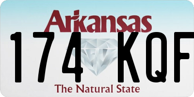 AR license plate 174KQF