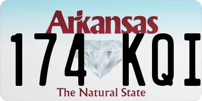 AR license plate 174KQI