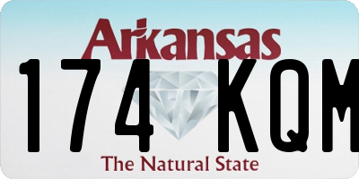 AR license plate 174KQM