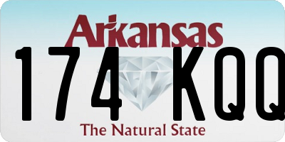 AR license plate 174KQQ