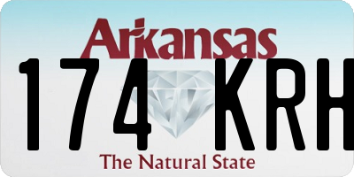 AR license plate 174KRH