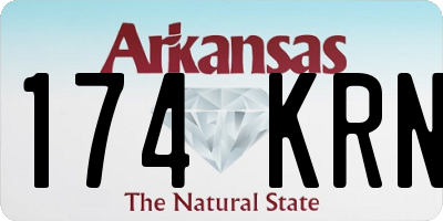 AR license plate 174KRN
