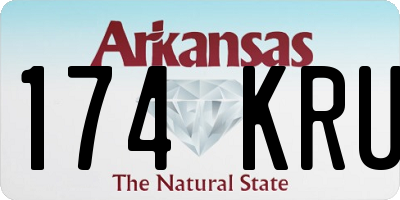 AR license plate 174KRU