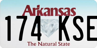AR license plate 174KSE