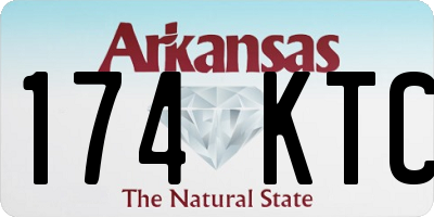 AR license plate 174KTC