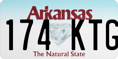 AR license plate 174KTG
