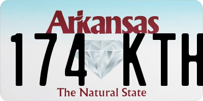AR license plate 174KTH