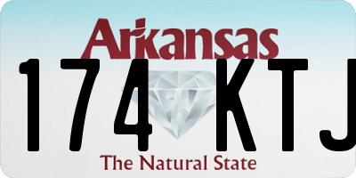 AR license plate 174KTJ