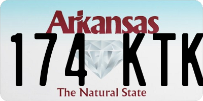 AR license plate 174KTK