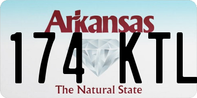 AR license plate 174KTL