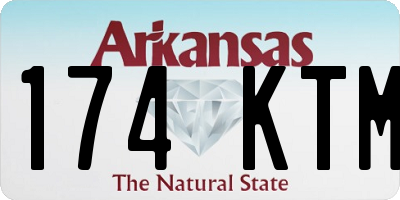 AR license plate 174KTM