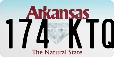 AR license plate 174KTQ
