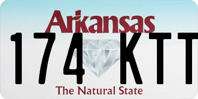 AR license plate 174KTT